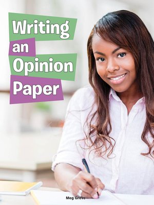 cover image of Writing an Opinion Paper